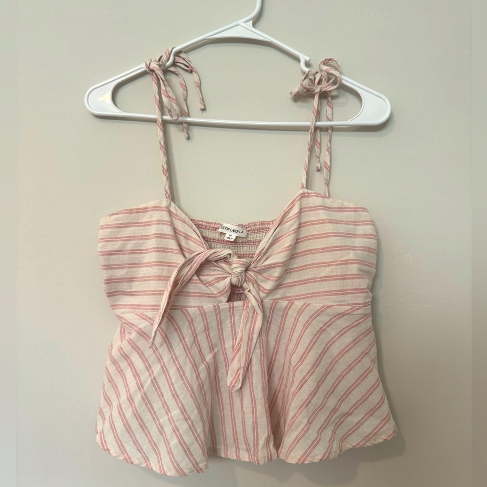 Cotton Candy La Striped Top